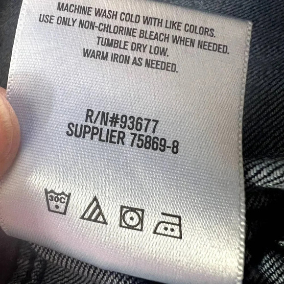 Liz Claiborne Midi Denim Skirt Button Front Dark Wash Size 8 - Picture 6 of 8